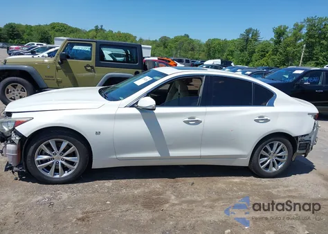 2014 Infiniti Q50 Premium z USA, uszkodzony, nr VIN JN1BV7AR3EM681886